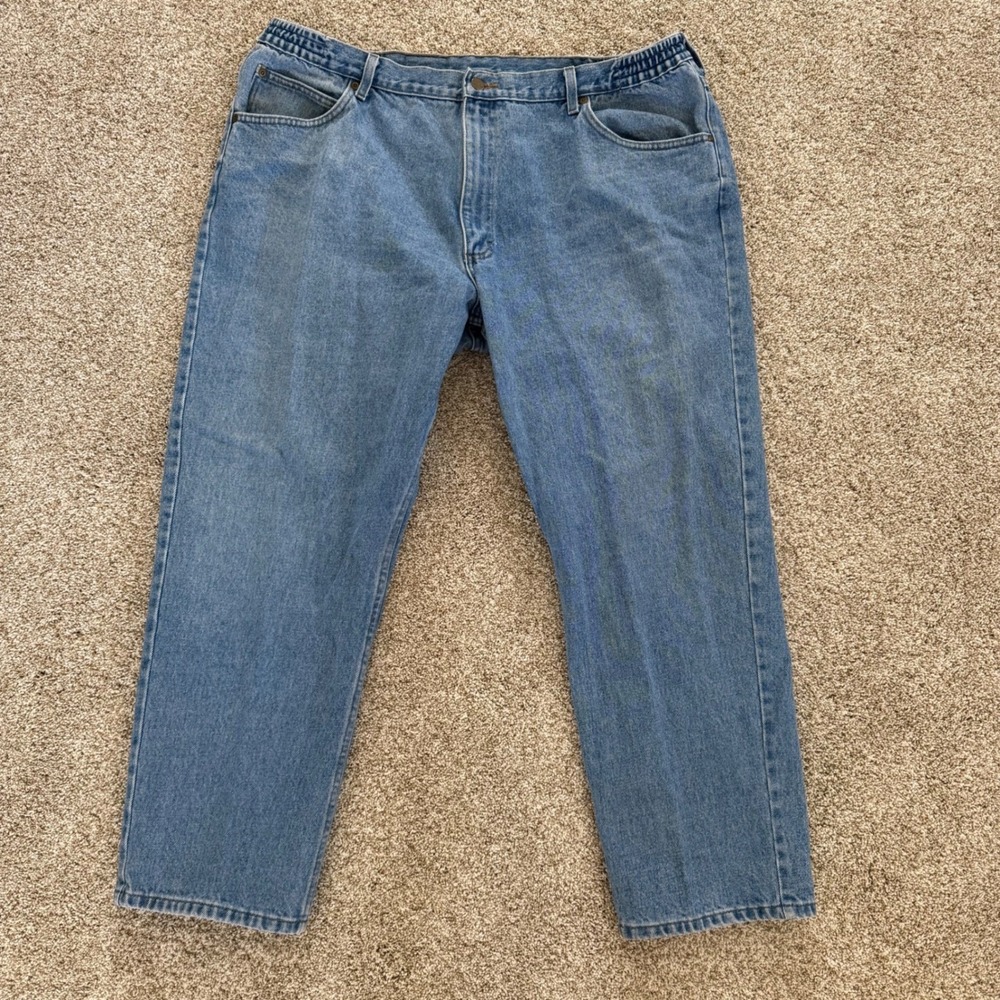 Vintage LL Bean Mens Double L Comfort Waist Stretch Jeans 100% Cotton‎ 41x29